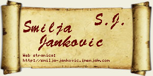 Smilja Janković vizit kartica